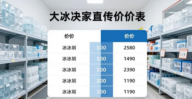 大冰块批发厂家怎么选？福州直供渠道靠谱吗